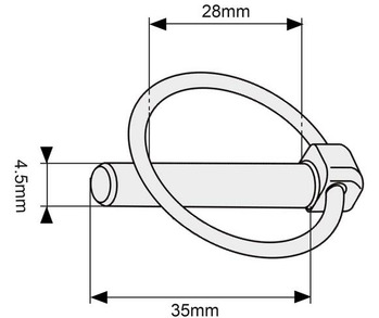Lynch Pin 4.5 mm